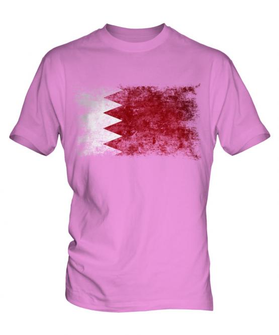 Bahrain Distressed Flag Mens T-Shirt