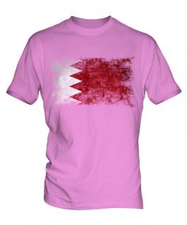 Bahrain Distressed Flag Mens T-Shirt
