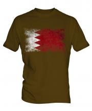 Bahrain Distressed Flag Mens T-Shirt