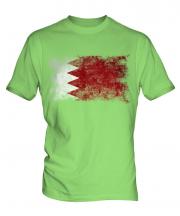 Bahrain Distressed Flag Mens T-Shirt