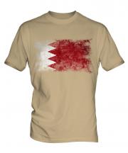 Bahrain Distressed Flag Mens T-Shirt