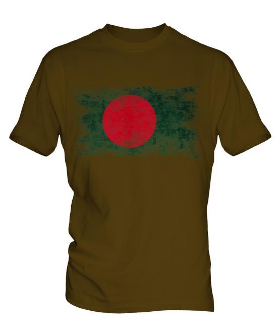 Bangladesh Distressed Flag Mens T-Shirt