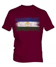 Bashkortostan Distressed Flag Mens T-Shirt