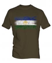 Bashkortostan Distressed Flag Mens T-Shirt