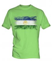 Bashkortostan Distressed Flag Mens T-Shirt