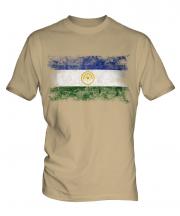 Bashkortostan Distressed Flag Mens T-Shirt