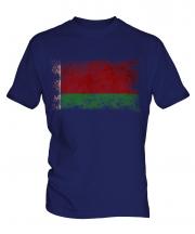 Belarus Distressed Flag Mens T-Shirt