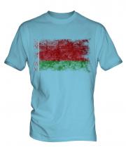 Belarus Distressed Flag Mens T-Shirt