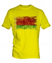 Belarus Distressed Flag Mens T-Shirt