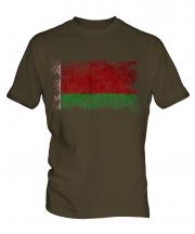 Belarus Distressed Flag Mens T-Shirt