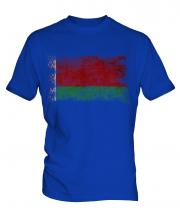 Belarus Distressed Flag Mens T-Shirt