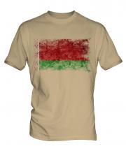 Belarus Distressed Flag Mens T-Shirt