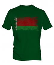 Belarus Distressed Flag Mens T-Shirt