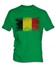 Belgium Distressed Flag Mens T-Shirt