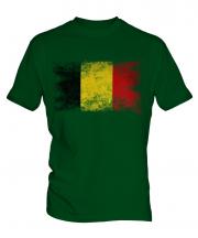 Belgium Distressed Flag Mens T-Shirt