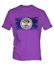 Belize Distressed Flag Mens T-Shirt
