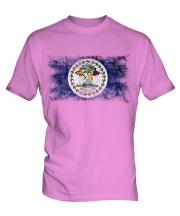 Belize Distressed Flag Mens T-Shirt