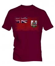 Bermuda Distressed Flag Mens T-Shirt