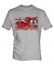 Bermuda Distressed Flag Mens T-Shirt