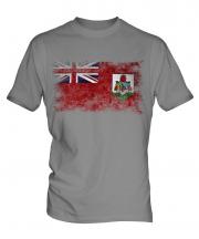 Bermuda Distressed Flag Mens T-Shirt