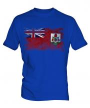 Bermuda Distressed Flag Mens T-Shirt