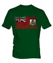 Bermuda Distressed Flag Mens T-Shirt