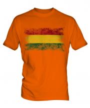 Bolivia Distressed Flag Mens T-Shirt