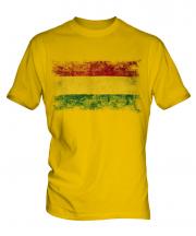 Bolivia Distressed Flag Mens T-Shirt
