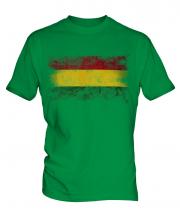 Bolivia Distressed Flag Mens T-Shirt