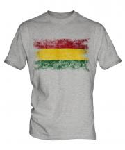 Bolivia Distressed Flag Mens T-Shirt