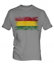 Bolivia Distressed Flag Mens T-Shirt