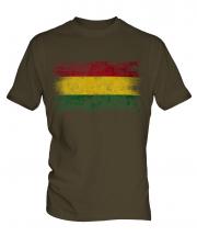 Bolivia Distressed Flag Mens T-Shirt