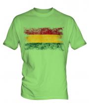 Bolivia Distressed Flag Mens T-Shirt