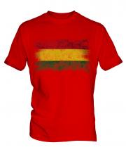 Bolivia Distressed Flag Mens T-Shirt