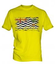 British Indian Ocean Territory Distressed Flag Mens T-Shirt