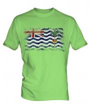 British Indian Ocean Territory Distressed Flag Mens T-Shirt
