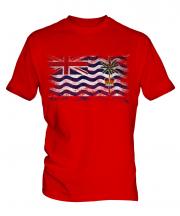 British Indian Ocean Territory Distressed Flag Mens T-Shirt