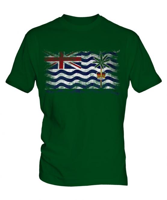 British Indian Ocean Territory Distressed Flag Mens T-Shirt