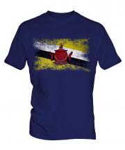 Brunei Distressed Flag Mens T-Shirt