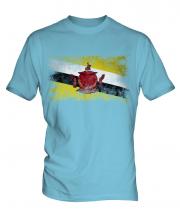 Brunei Distressed Flag Mens T-Shirt