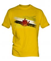 Brunei Distressed Flag Mens T-Shirt