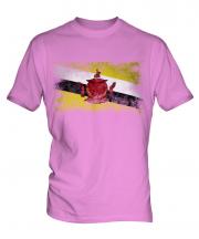 Brunei Distressed Flag Mens T-Shirt