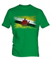 Brunei Distressed Flag Mens T-Shirt