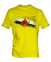 Brunei Distressed Flag Mens T-Shirt