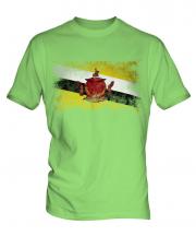 Brunei Distressed Flag Mens T-Shirt