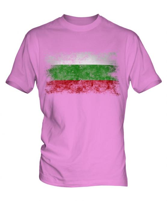 Bulgaria Distressed Flag Mens T-Shirt