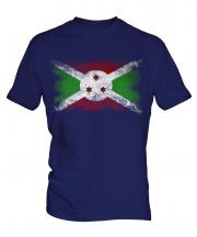 Burundi Distressed Flag Mens T-Shirt