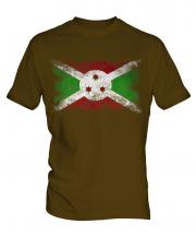 Burundi Distressed Flag Mens T-Shirt
