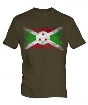 Burundi Distressed Flag Mens T-Shirt