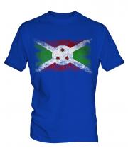 Burundi Distressed Flag Mens T-Shirt